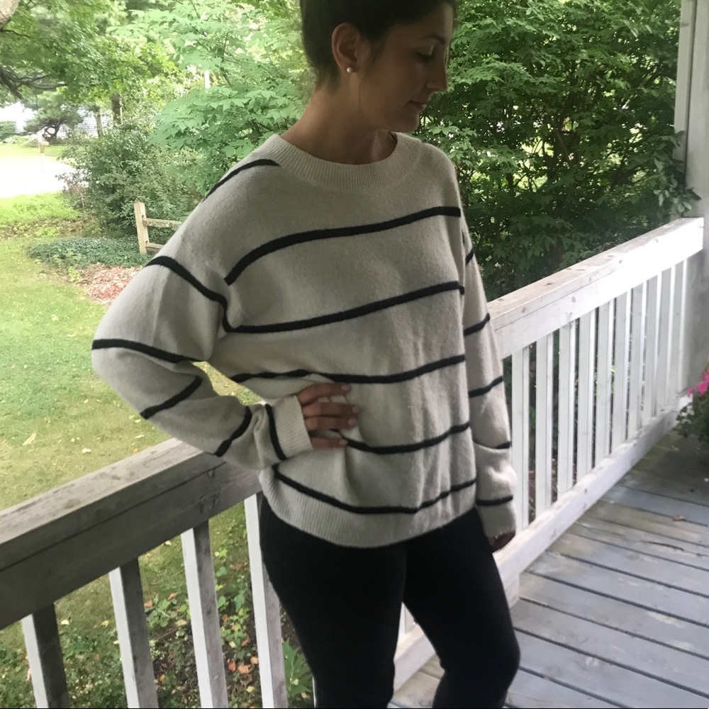 H&M striped sweater
